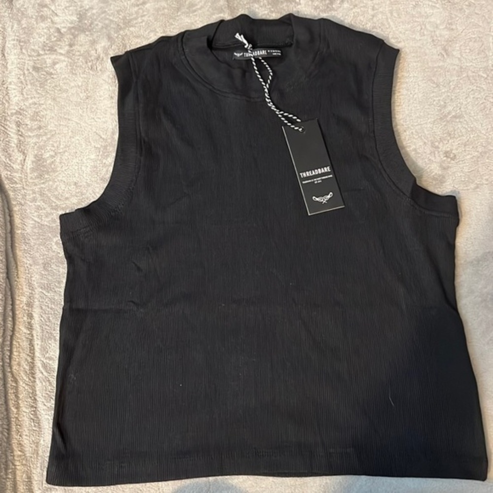 Threadbare woman’s black tank top size 12 new